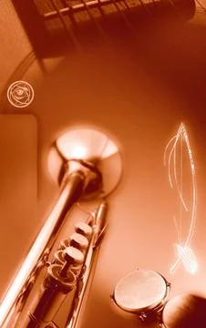 Brazilian saxophone Stock Illustration