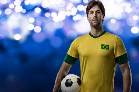 Brazilian soccer player Stock Photos