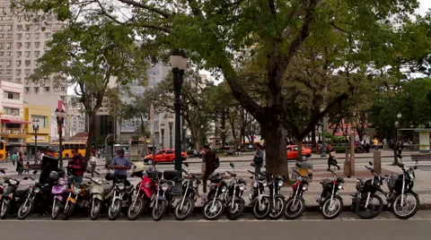 Brazilian square Stock Footage 41876553