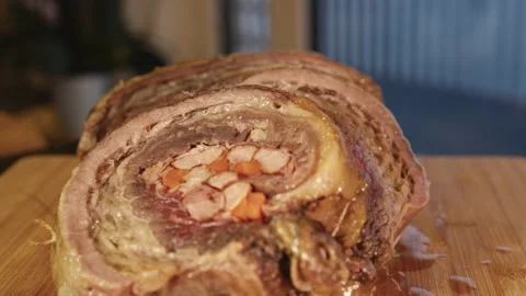 Brazilian Stuffed Beef Ribs Stock Footage 321428894