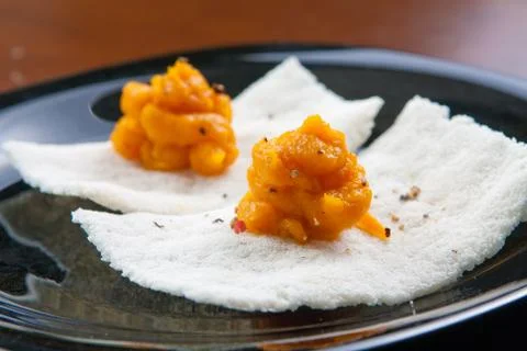 Brazilian Tapioca Appetizer Stock Photos
