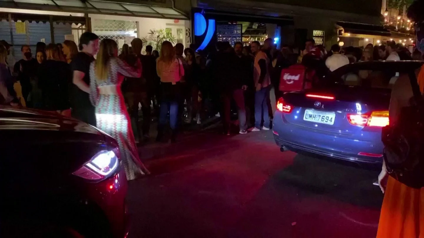 Brazil's Rio Risks Second Wave Of Covid-19 With Ill-Timed Reopening Stock Footage