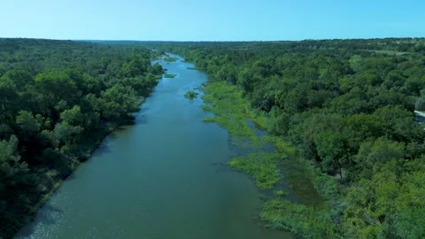 Brazos River Daytime Video stock 251202902