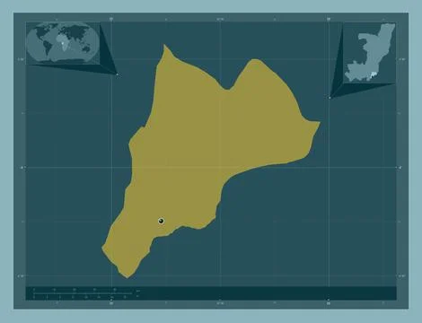 Brazzaville, Republic of Congo. Solid color shape イラスト素材