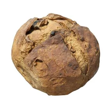 Bread 3d illustration isolated on the white background Stock Illustration