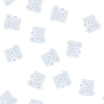 Bread allergy glyph vector seamless pattern flat 스톡 일러스트