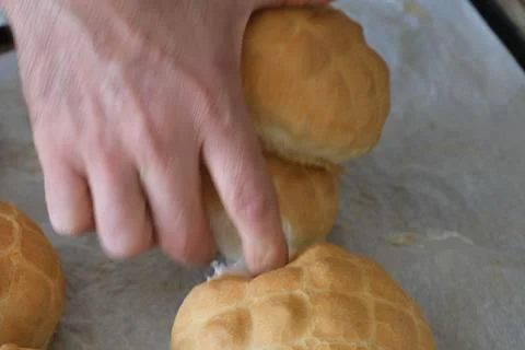 Bread and bakery Stock Photos