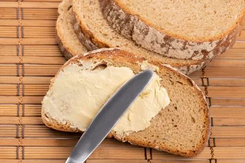 Bread and butter Stock Photos