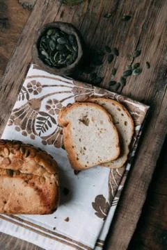 Bread and butter Stock Photos
