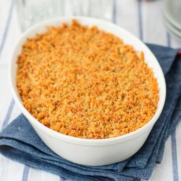 Bread and Cheese Crumble Stock Photos