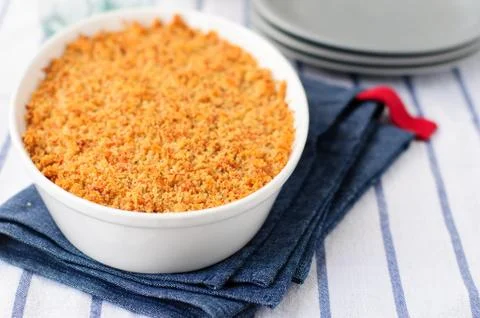Bread and Cheese Crumble Stock Photos