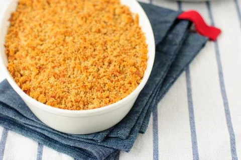 Bread and Cheese Crumble Stock Photos