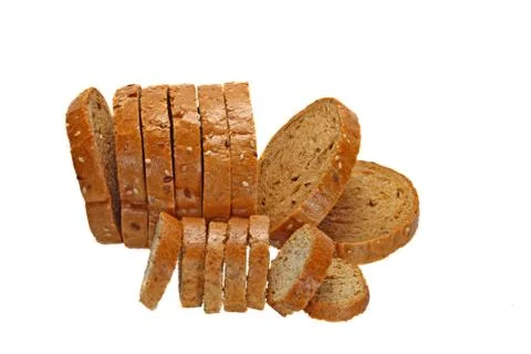 Bread and crackers Stock Photos