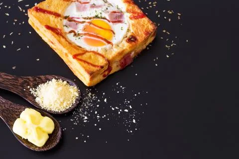 Bread and Egg Stock Photos