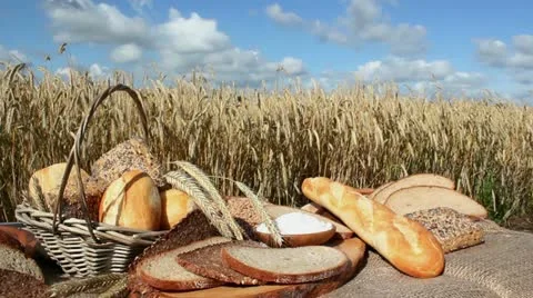 Bread and Grain Video stock 11425796