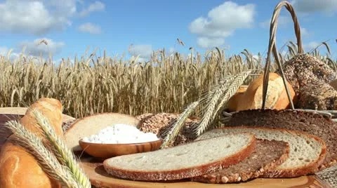 Bread and Grain 库存影片 11426130