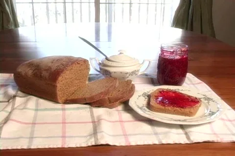 Bread and Jam zoom in Stock Footage 348597