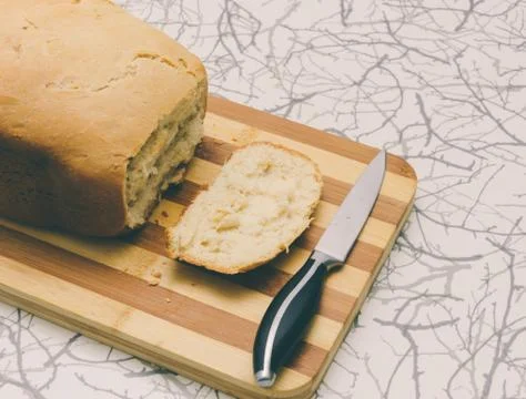 Bread And Knife Stock Photos