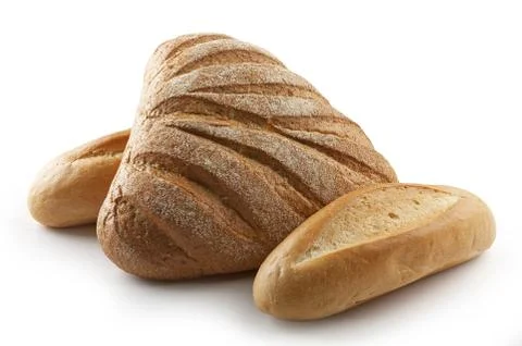 Bread and loafs Stock Photos