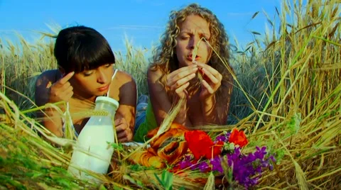 Bread And Milk Video stock 52754923