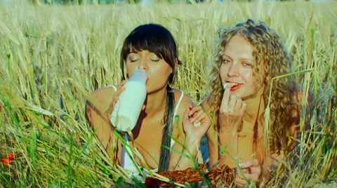 Bread And Milk Video stock 52755303