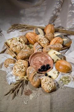 Bread And Pastry Stock Photos