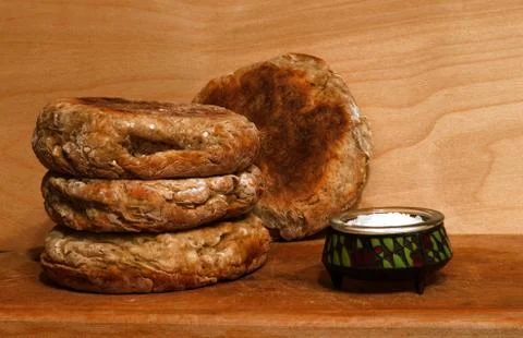 Bread and salt Stock Photos
