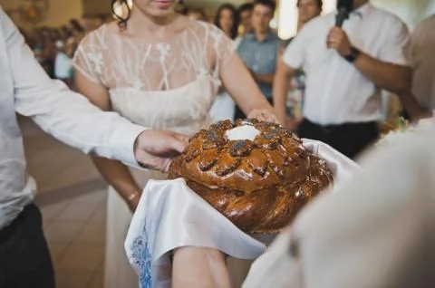 Bread and salt  Stock Photos