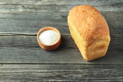 Bread and salt Stock Photos