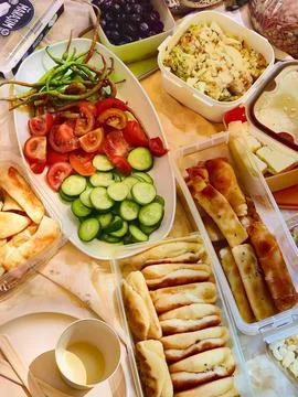 Bread and Vegetables - 1 Stock Photos