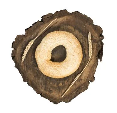 Bread and wheat. Stock Photos