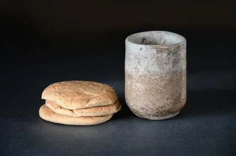 Bread and Wine Stock Photos