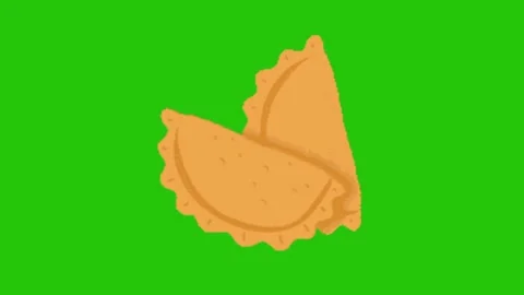 Bread animation on green screen 動画素材 328898658