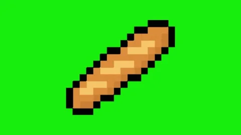 Bread animation on green screen 動画素材 328899759