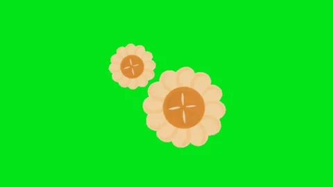 Bread animation on green screen Vídeo Stock 329398772