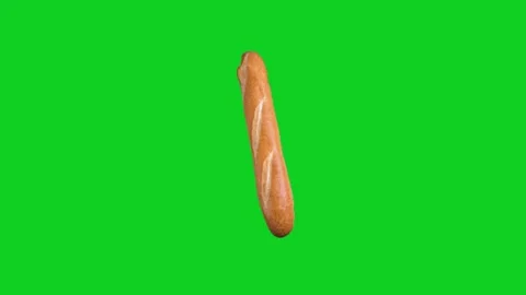 Bread animation on green screen 库存影片 333150983