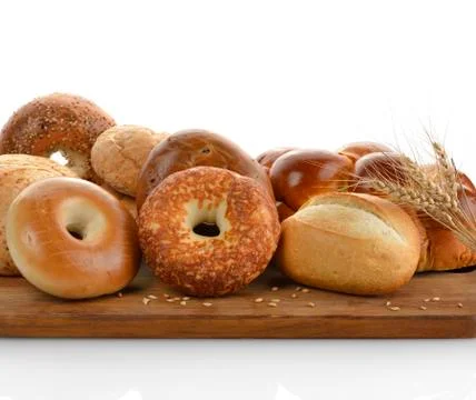 Bread assortment Stock Photos