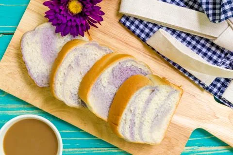 Bread Background / Bread / Bread on Vintage Background Foto stock