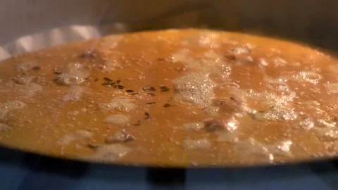 The bread is baked in the oven Stock Footage 128716229