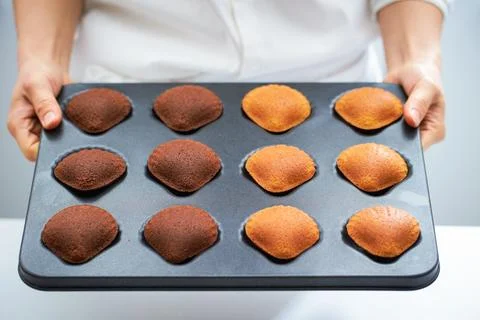 Bread baked in the oven Stock Photos