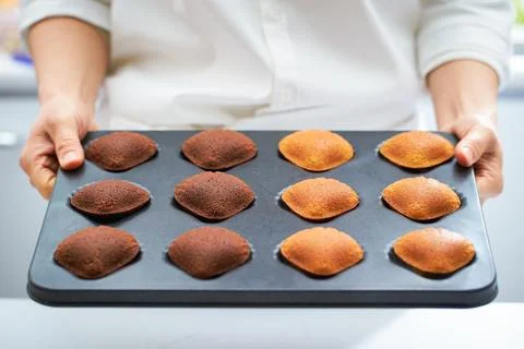 Bread baked in the oven Stock Photos