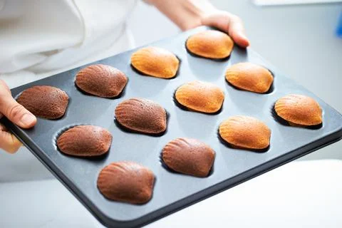 Bread baked in the oven Stock Photos
