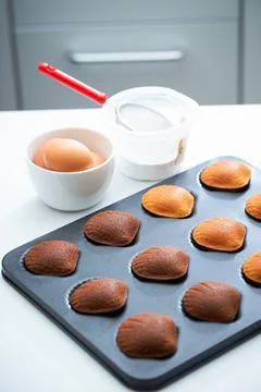 Bread baked in the oven Stock Photos