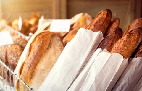 Bread - Bakery assortment of freshly baked artisan bread products Photos