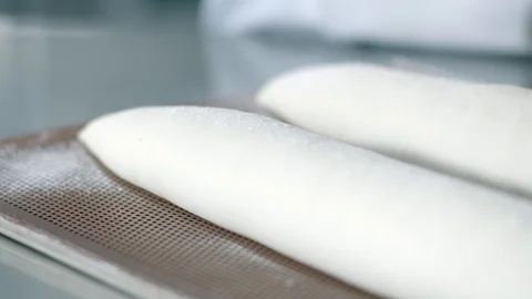 Bread in bakery Stock Footage 93256314