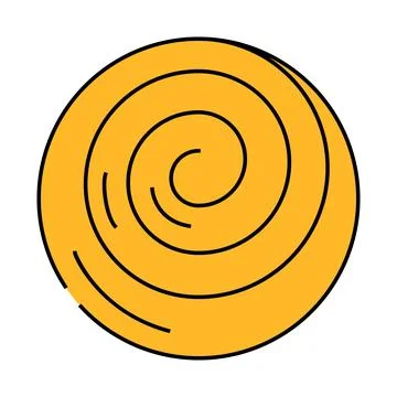 Bread bakery icon color illustration Stock Illustration