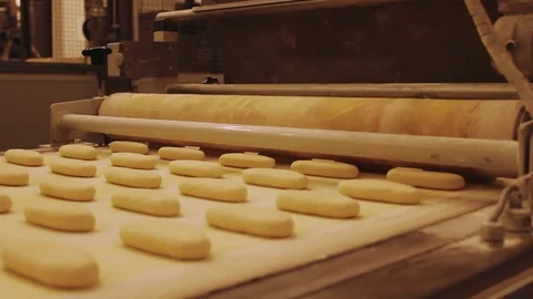 Bread Bakery Production Factory Stock Footage 82877384
