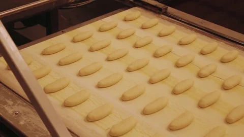 Bread Bakery Production Factory Stock Footage 82877391