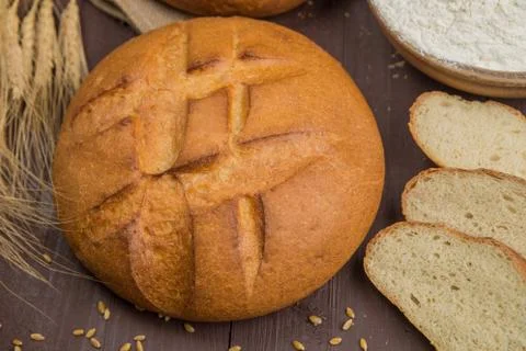 Bread. Bakery products Stock Photos