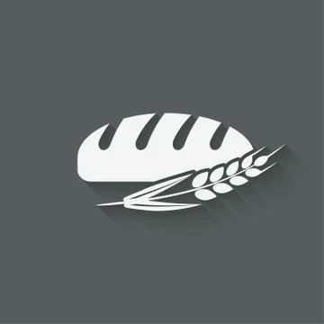 Bread bakery symbol Stock Illustration